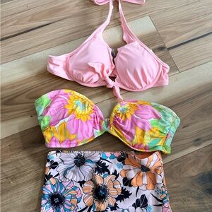 3 womens swim tops